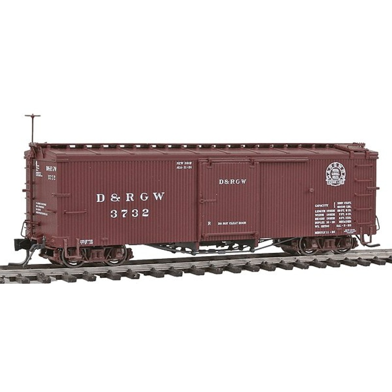 Blackstone Models B340125 HOn3 Scale DRGW 3000 Series 30” Boxcar #3732 NIB