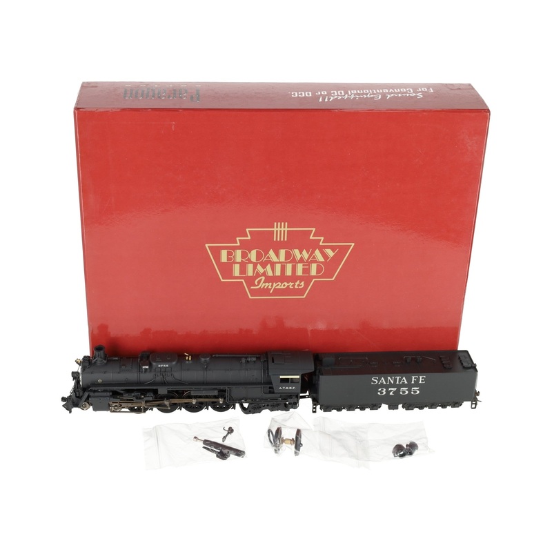 Broadway Limited 046 HO Scale ATSF 4-8-4 Steam Locomotive #3755 w/DCC & Sound LN/Box