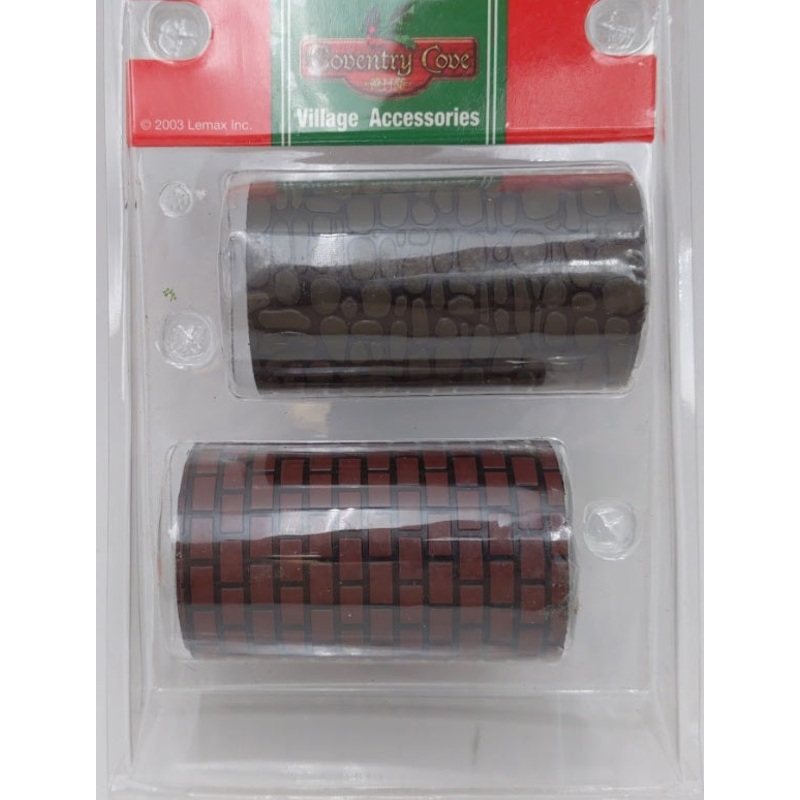 Lemax 84871KM Coventry Cove 1- Brick & 1- Pebble Road Village Accessories