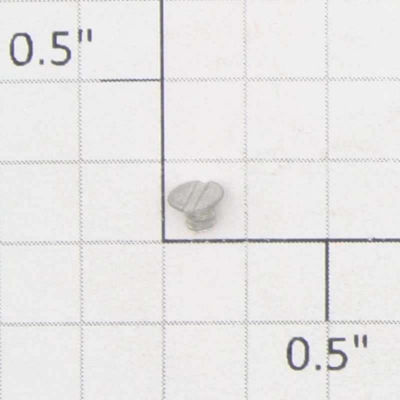 Roundhouse 90031 #3-48 x 1/8 HO Flat Head Slotted Machine Screw