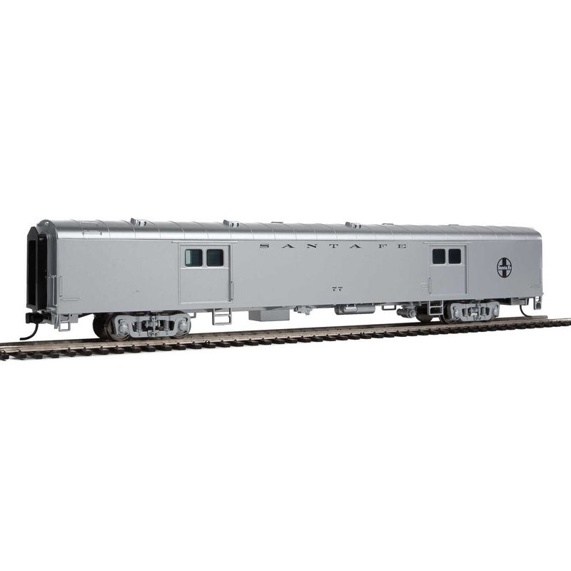 Walthers 920-15654 HO Santa Fe 74′ Pullman-Standard Baggage Car #77 MT/Box