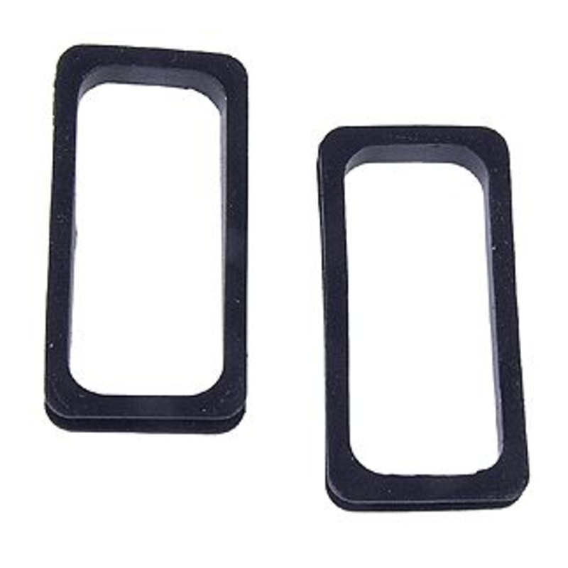 Walthers 933-977 HO Black Rubber Diaphragms (Pack of 2)