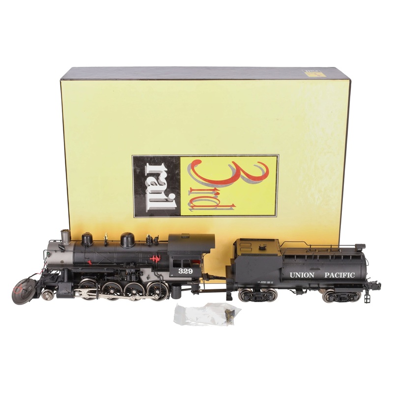 3rd Rail 329 Brass Union Pacific 2-8-0 Steam Locomotive #329 EX/Box