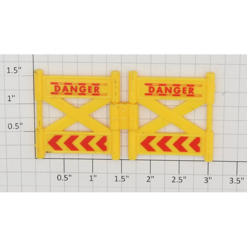 Acme 0624-5 O Gauge Free Standing Danger Barricade