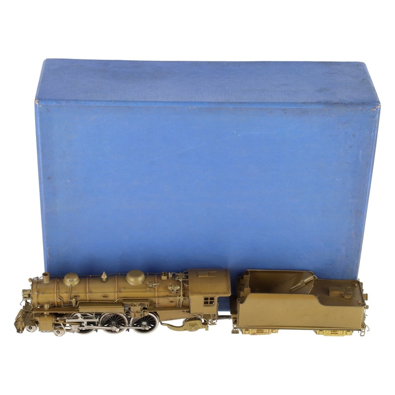 Alco Models S-113 HO Scale BRASS K3-Q 4-6-2 Steam Loco & Tender LN/Box