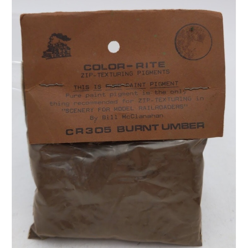 Color-Rite CR305 Zip-Texturing Pigments Burnt Umber