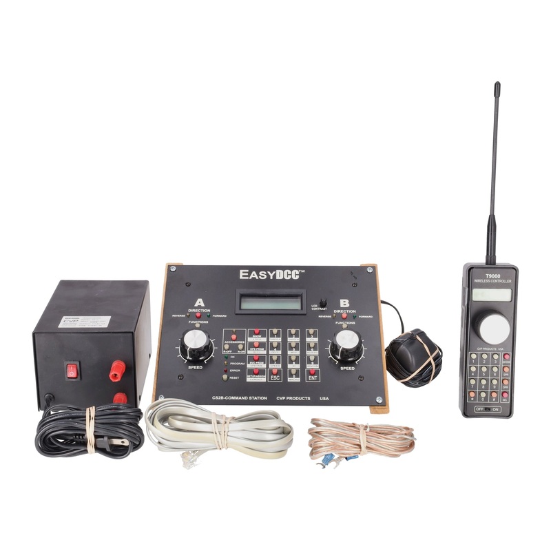 CVP HO EasyDCC Command Station, Controller, & Transformer: CS2B, PS10, T9000 [3] EX