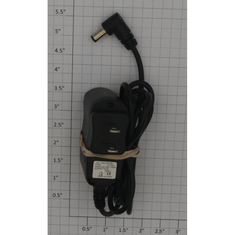 Digitrax TC-002 14VDC @ 300mA Loconet Power Supply