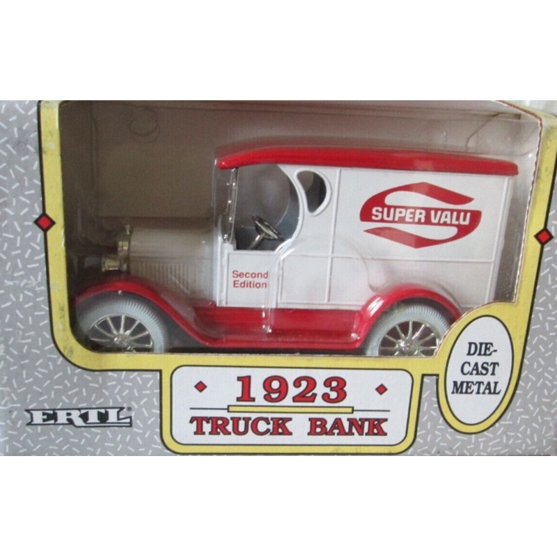 Ertl 9721 1/25 Super Valu Delivery Truck Bank Second Edition Die-Cast Metal