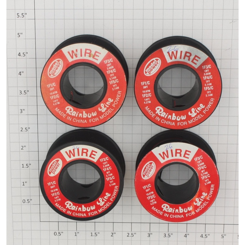 Model Power 0625-2 26 Gauge 2-Conductor Stranded Hook-Up Wire (Bag of 4)