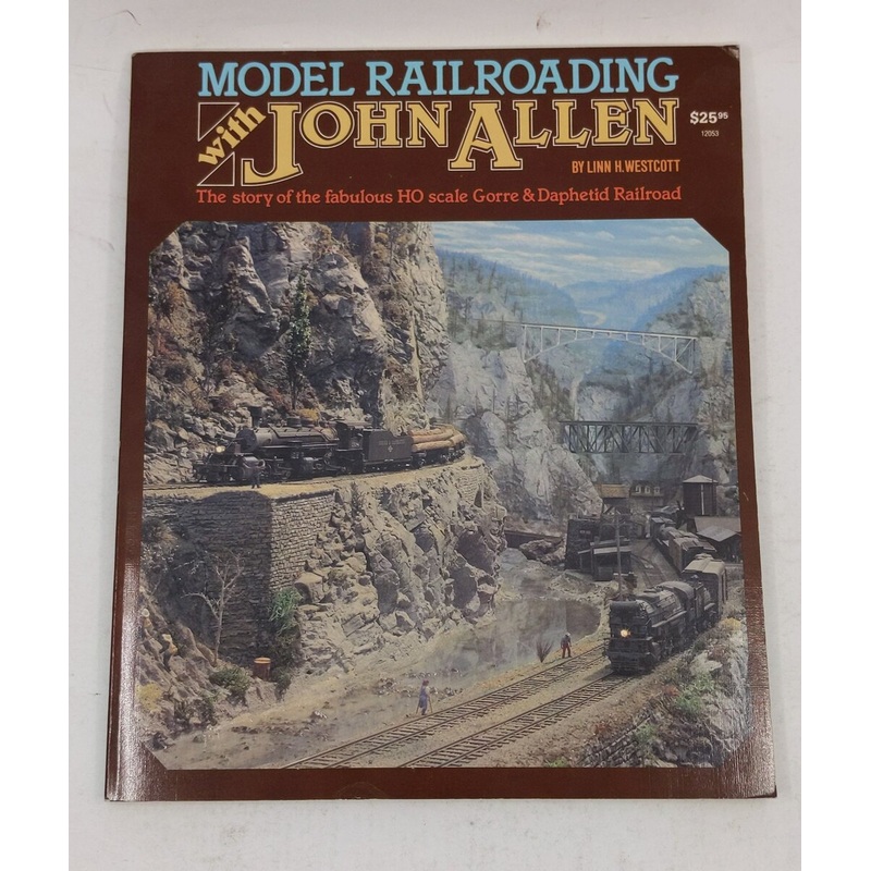 Model Railroading With John Allen Paperback Book By Linn H. Westcott EX