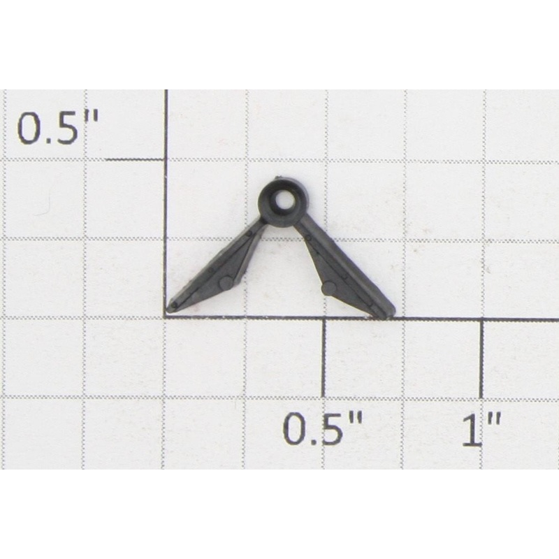 Roundhouse 70203 HO Black Plastic Number Board