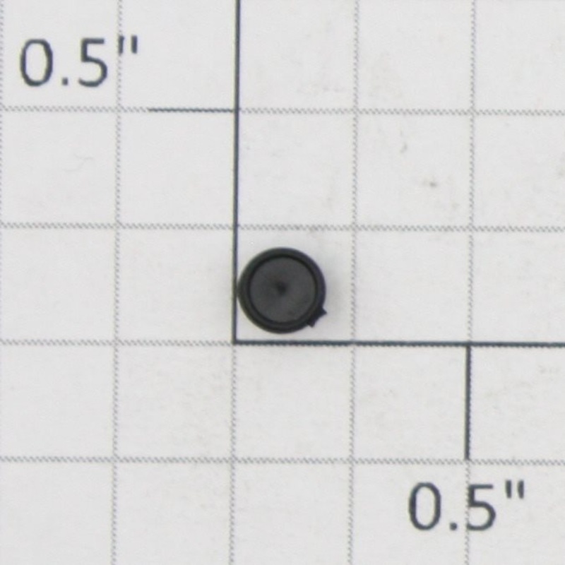 Roundhouse 76206 HO Round Black Plastic Number Board