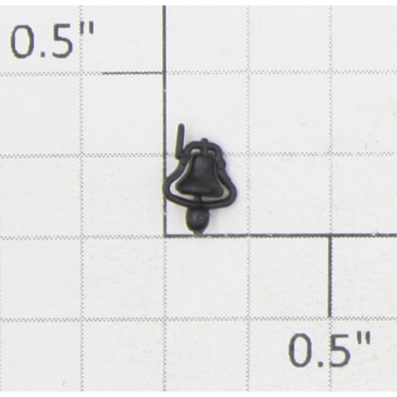 Roundhouse 76207 HO Black Plastic Bell