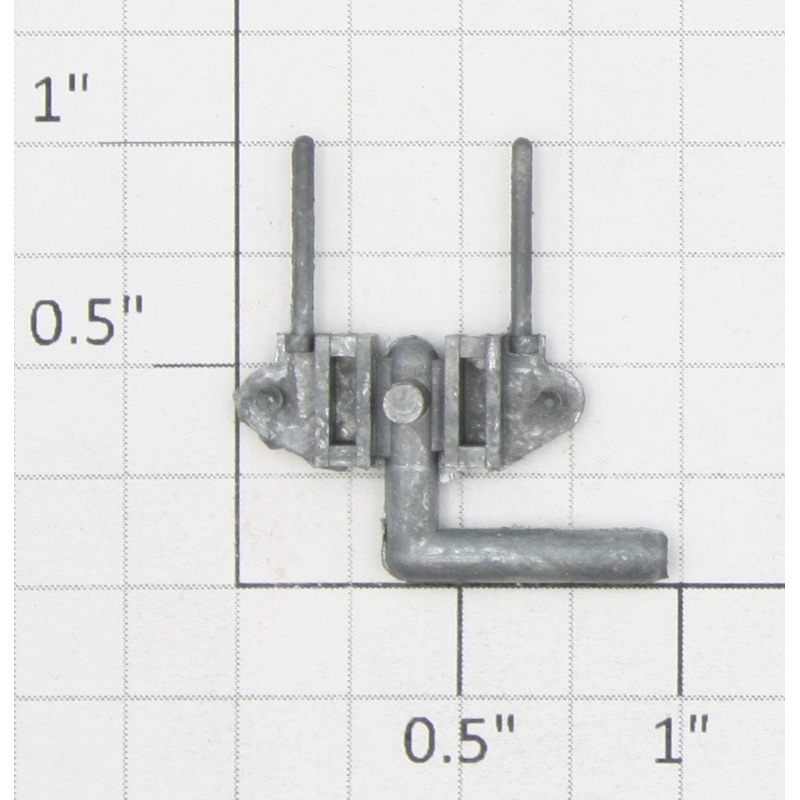 Roundhouse 77005 HO Unfinished Diecast Crosshead Set (Set of 2)