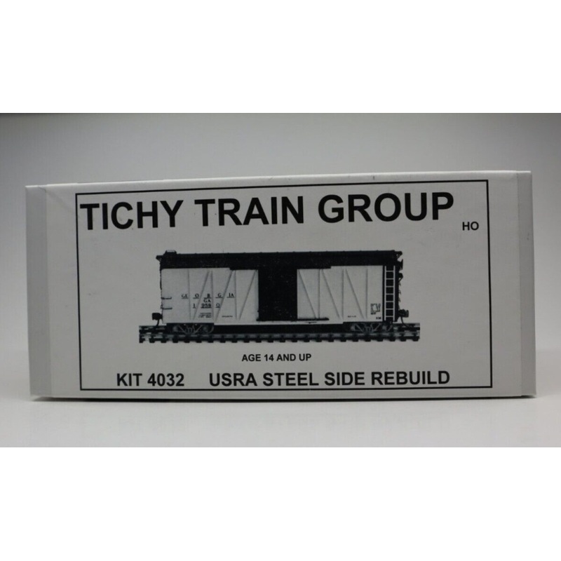 Tichy 4032 HO Scale USRA Ribbed Steel Side Rebuild 40′ Boxcar # 4032 Kit