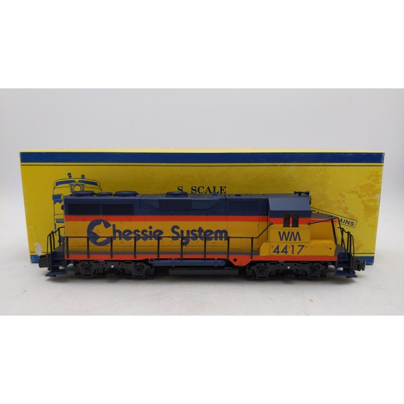 American Models S Scale Western Maryland Diesel Locomotive #4417 VG/Box