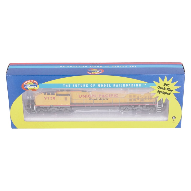 Athearn 77942 HO Scale UP C44-9W Diesel Locomotive #9738 MT/Box