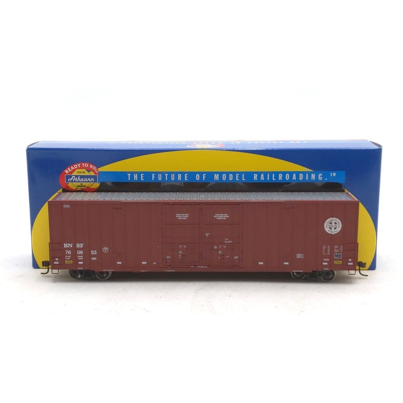 Athearn 96251 HO Scale BNSF 60′ Double Door Hi-Cube Boxcar #760653 NIB