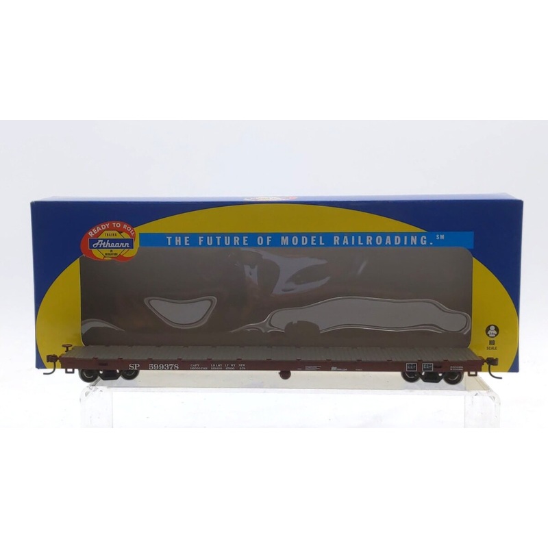 Athearn 97808 HO Scale Southern Pacific RTR 60′ Flat Car #599378 NIB