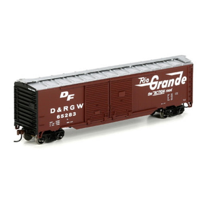 Athearn 98107 HO Denver & Rio Grande Western RTR 50′ Double Door Box Car #65283 LN/Box