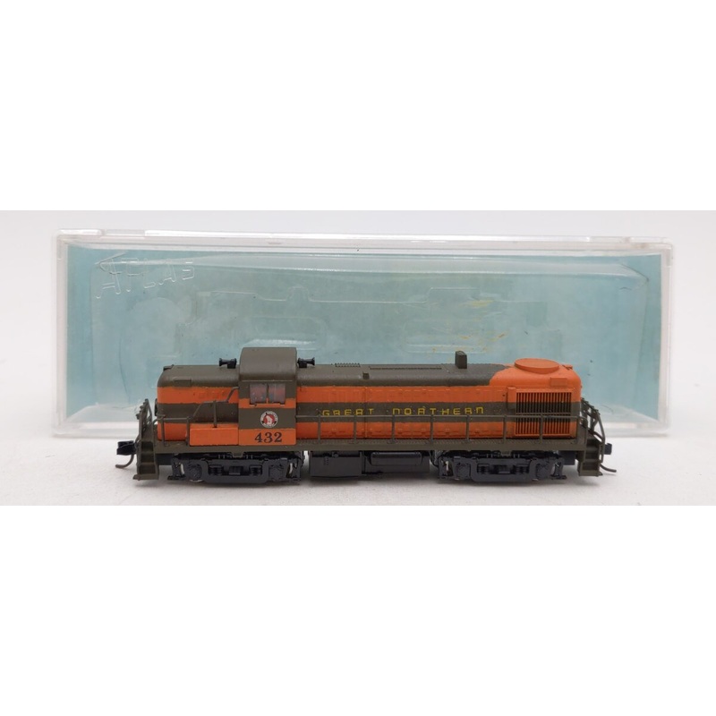 Atlas 4204 N Scale Great Northern RS-3 Diesel Locomotive #432 -Custom EX/Box