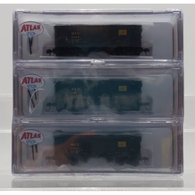 Atlas 50006136 N Maine Central 2-Bay Offset Side Hopper (Set of 3) MT/Box