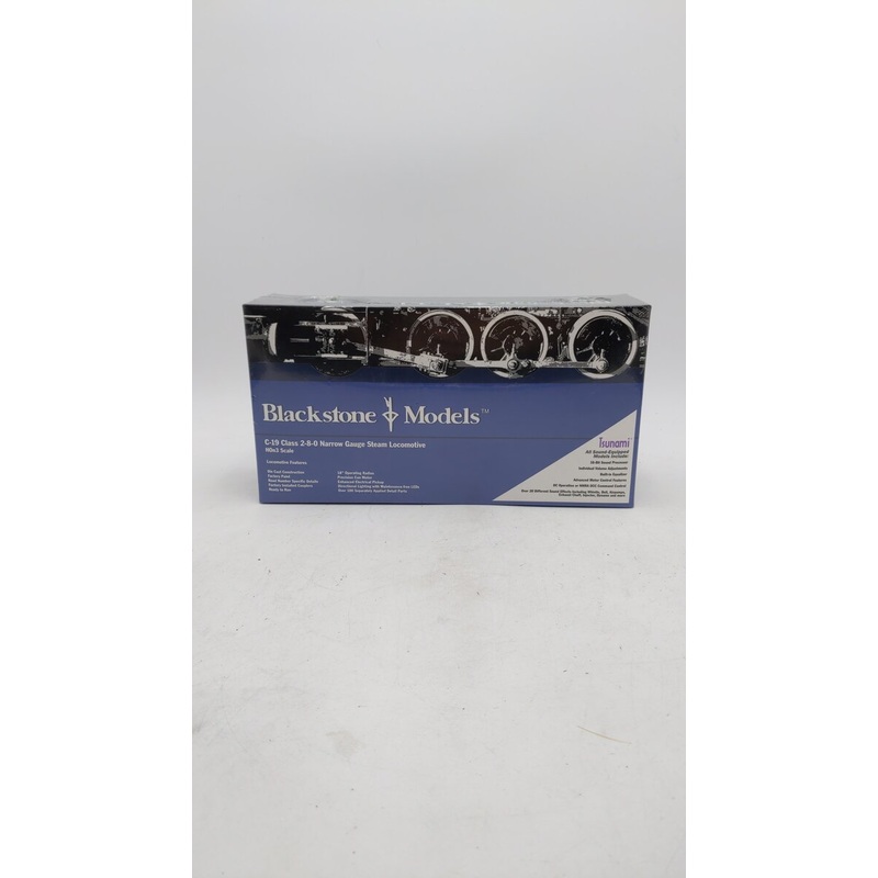 Blackstone Models 310205-S HOn3 Scale RGS C-19 2-8-0 Steam Locomotive #40 MT/Box