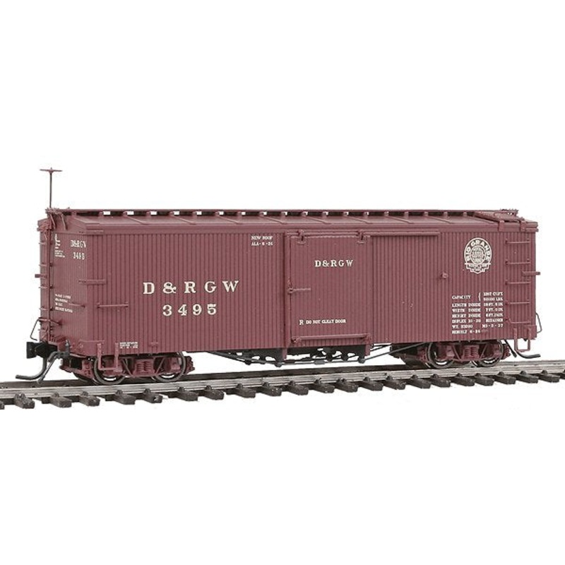 Blackstone Models 340124 HOn3 DRGW 3000 Series 30′ Boxcar #3495 NIB
