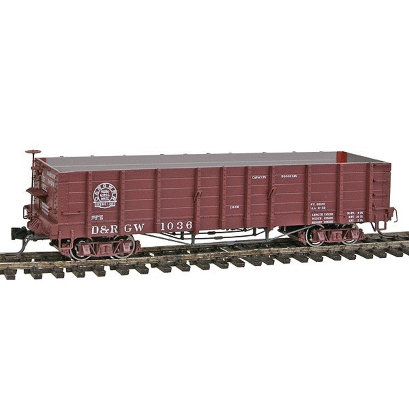 Blackstone Models 340402 HOn3 DRGW 1000 Series High Side Gondola #1036 NIB
