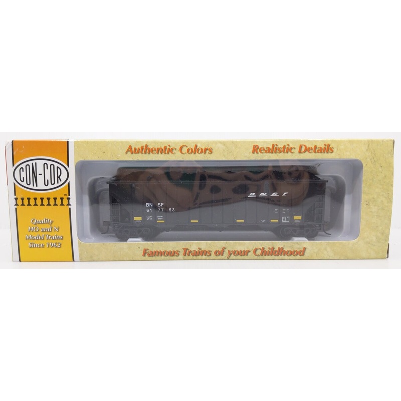 Con-Cor 0001-019366(9) HO Scale BNSF 15 Panel 100 Ton Coal Hopper #617753 LN/Box