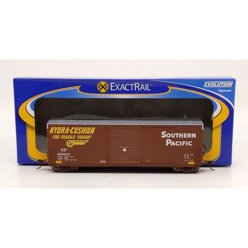 ExactRail EE-1001-9 HO Southern Pacific PC&F 6033 Cu Ft Single Door Car #659523 LN/Box