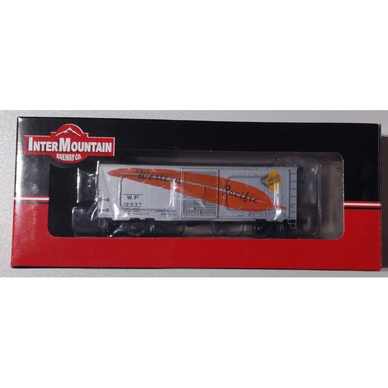 InterMountain 45490-01 HO Western Pacific 40′ PS1 Single Door Boxcar #19537 LN/Box