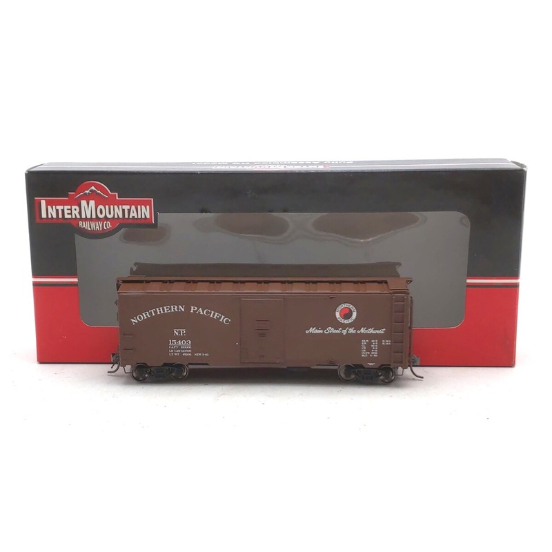 InterMountain 45733-18 HO Scale Northern Pacific 1937 AAR 40′ Boxcar #15403 NIB