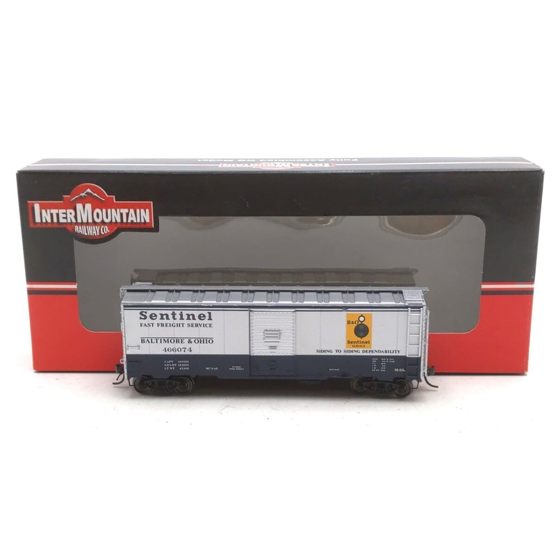 InterMountain 45742-03 HO Scale Baltimore & Ohio 1937 AAR 40′ Boxcar #466074 LN/Box
