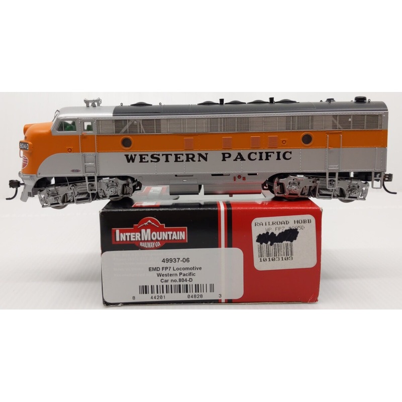 InterMountain 49937-06 HO Western Pacific EMD FP7 Diesel Locomotive #804-D EX/Box