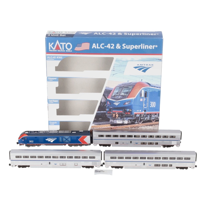 Kato 10-1788 N Amtrak ALC-42 & Superliner Phase VI Train Set (Set of 4) NIB