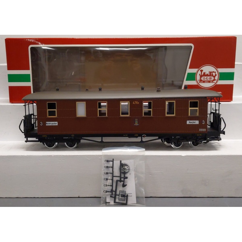 LGB 31353 G Saxon State Railroad 3rd Class Era I Passenger Car EX/Box