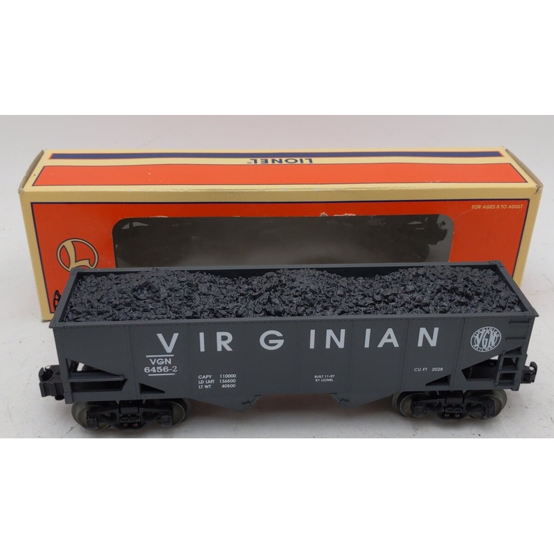 Lionel 6-16435 O Virginian Coal Hopper #6456-1 NIB