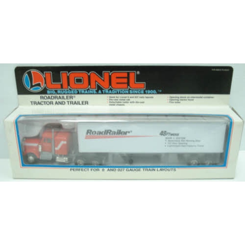 Lionel 6-12833 O 1:48 Scale RoadRailer Tractor & Trailer Truck NIB