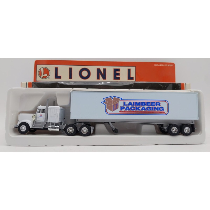 Lionel 6-12932 O Gauge Laimbeer Packaging Tractor Trailer Truck NIB
