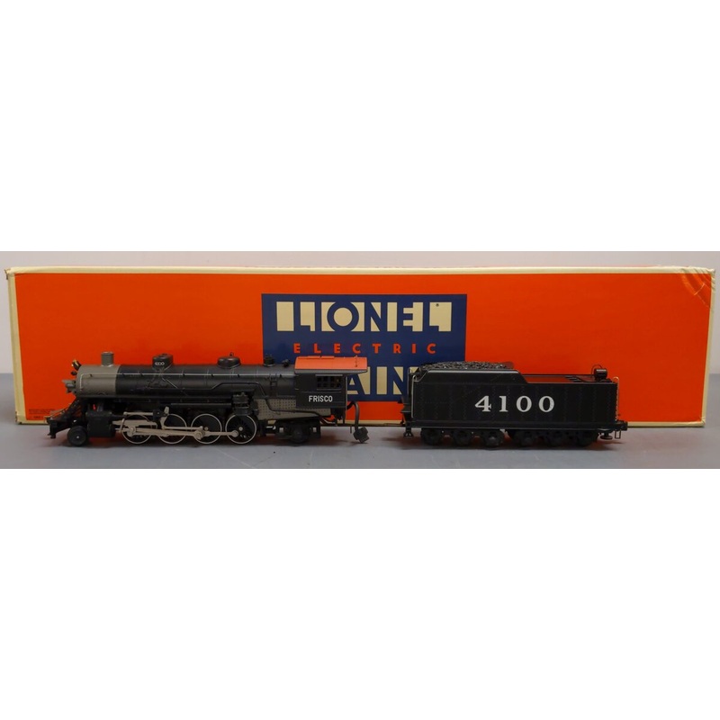 Lionel 6-18030 O Gauge Frisco 2-8-2 Mikado Steam Locomotive & Tender #4100 EX/Box