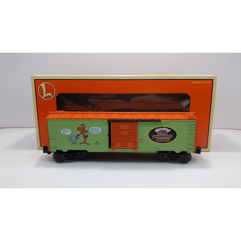 Lionel 6-26205 O Gauge Rocky & Bullwinkle Boxcar EX/Box