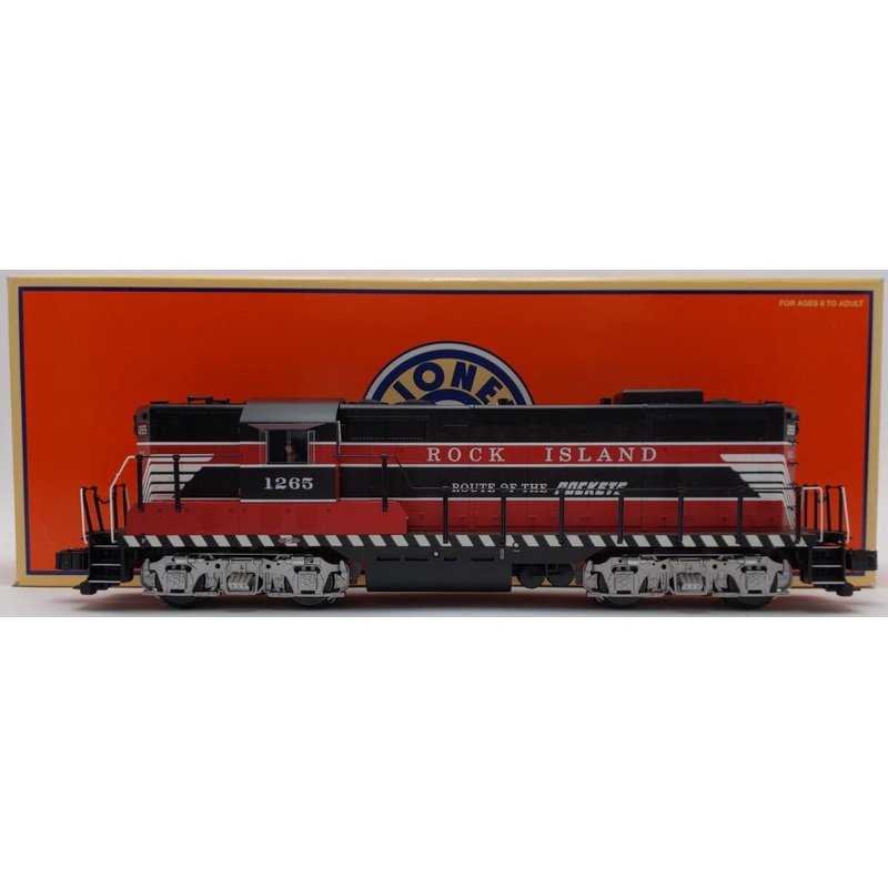 Lionel 6-28565 O Gauge Rock Island GP-7 Diesel Locomotive w/RailSounds #1265 EX/Box