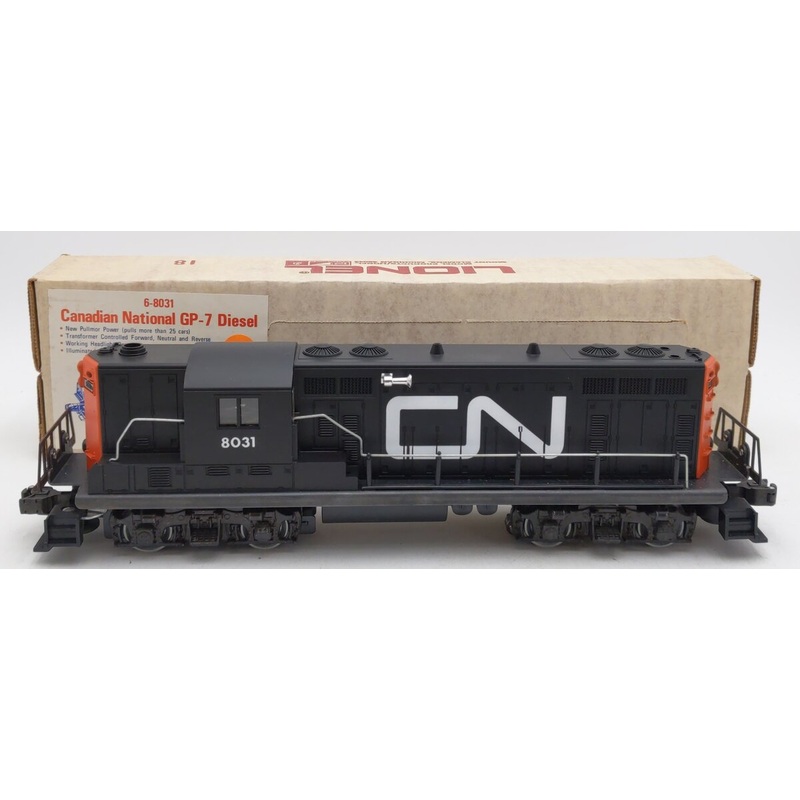 Lionel 6-8031 O Gauge Canadian National GP7 Diesel Locomotive LN/Box