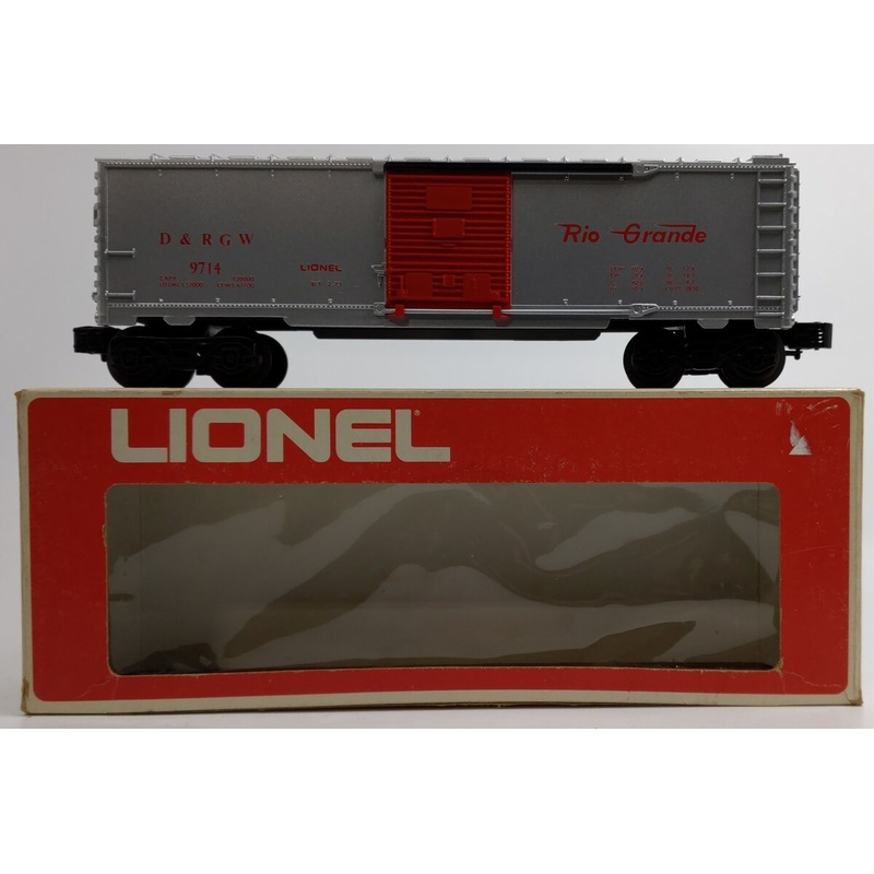 Lionel 6-9714 O Gauge Denver & Rio Grande Western Box Car EX/Box
