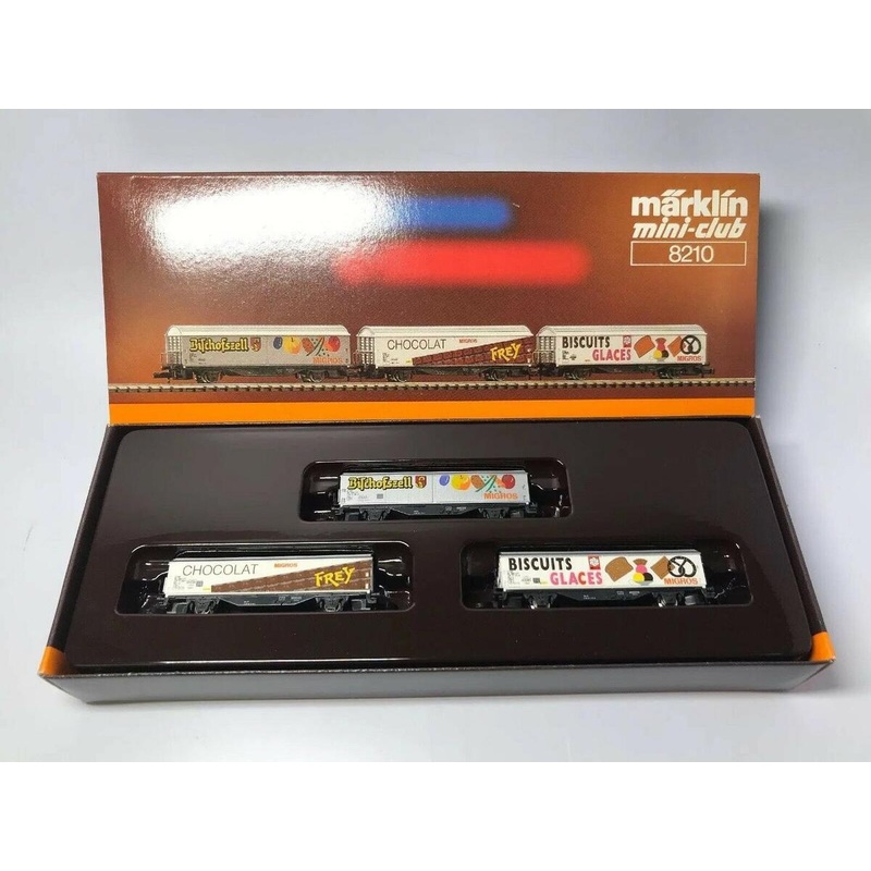Marklin 8210 Z Scale Migros Refrigerated Freight Cars (Set of 3) LN/Box