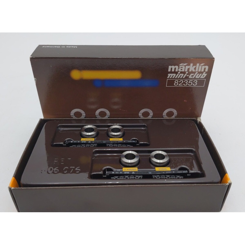 Marklin 82353 Z Scale DB German Federal Railroad Heavy Duty Flatcar Set LN/Box