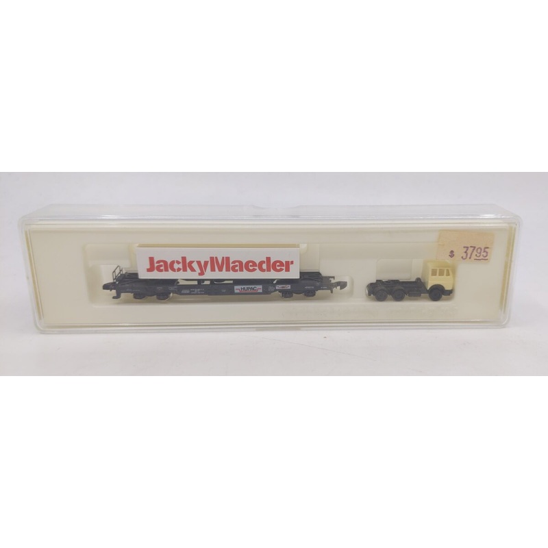 Marklin 8603 Z Flatcar with Container & Truck LN/Box