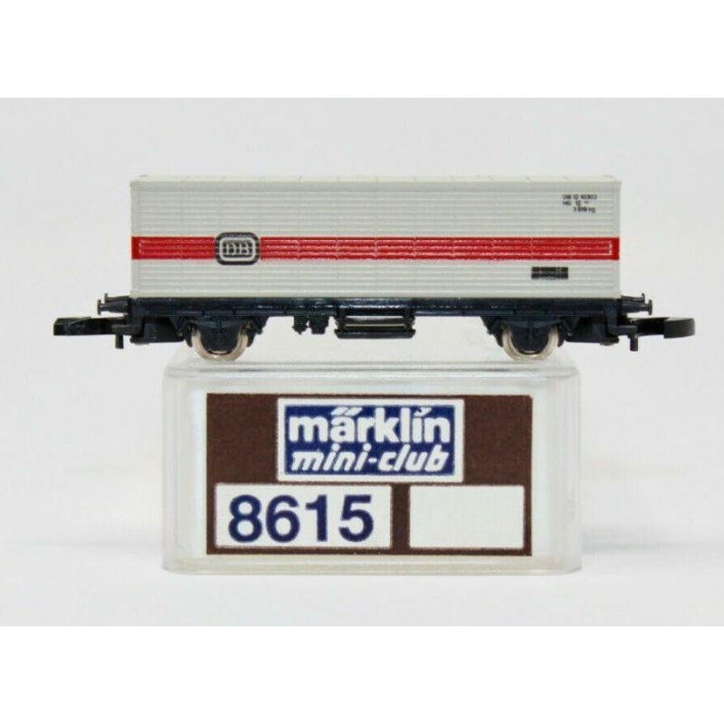 Marklin 8615 Z Scale Mini Club DB Container Car LN/Box